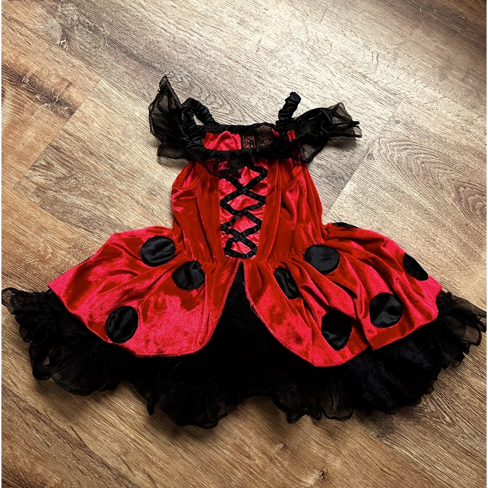 Girls 5/6 ladybug Halloween costume